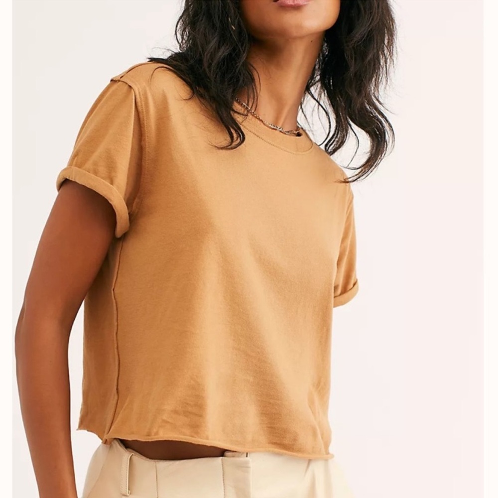 Free People The Perfect Tee in Bronze